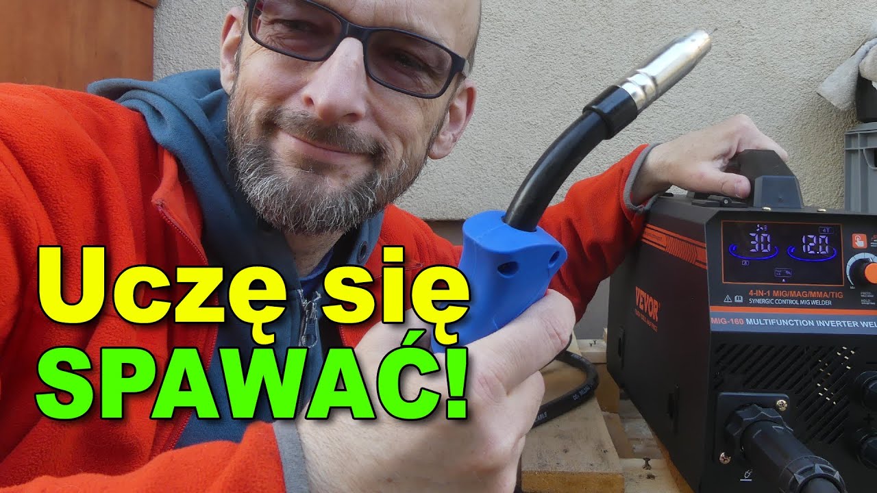 Uczę się spawać metodą MIG spawarką VEVOR