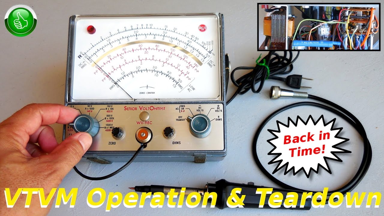 RCA VTVM Operation and Teardown
