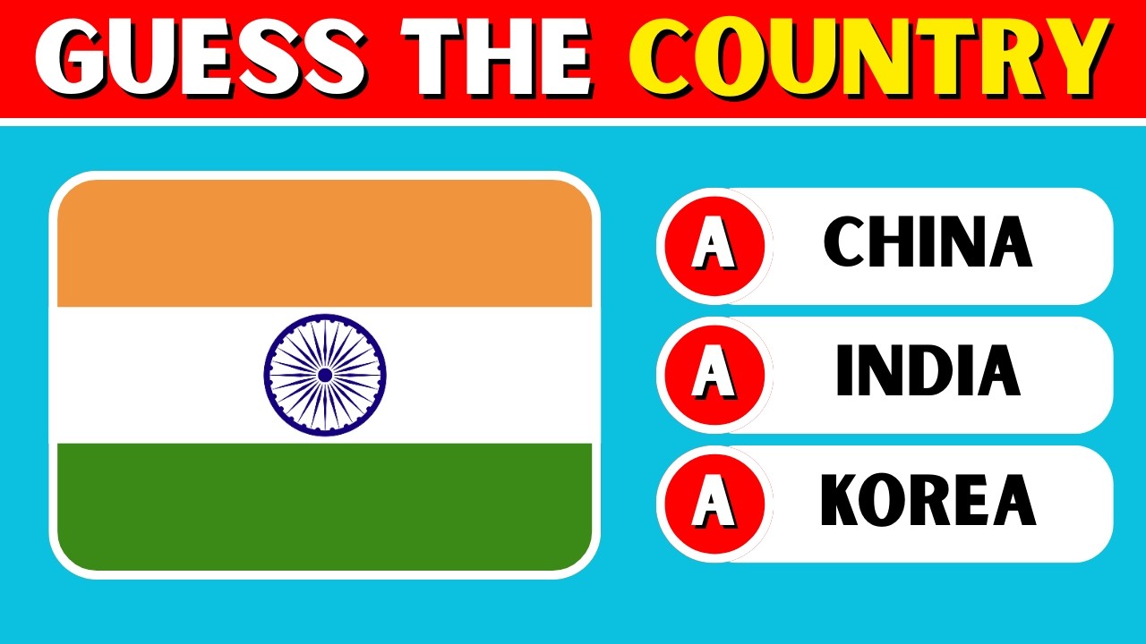 50 Flags Quiz 🌍 Only True Geography Experts Can Score 40/50!
