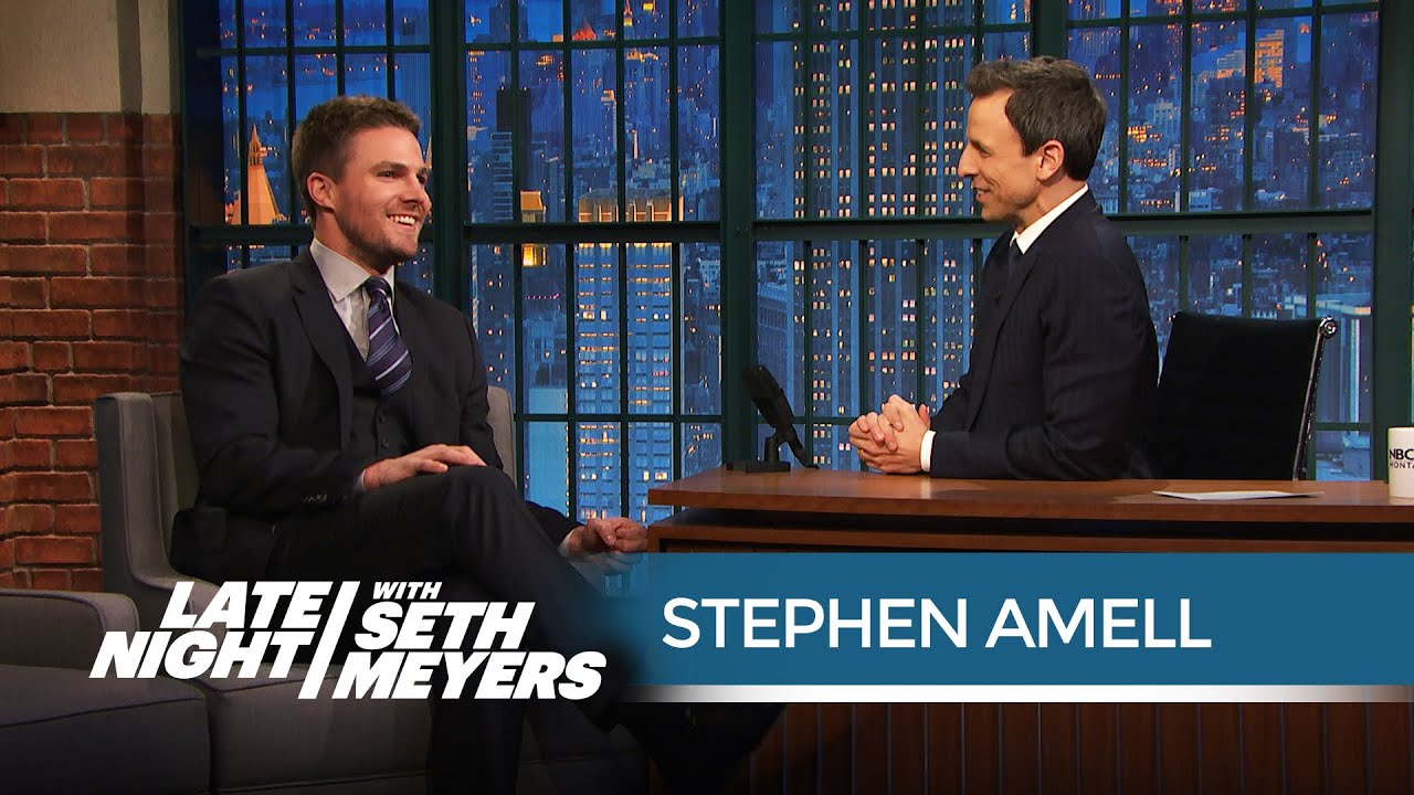 Arrow’s Stephen Amell's Terrible Golden Globes Experience - Late Night with Seth Meyers