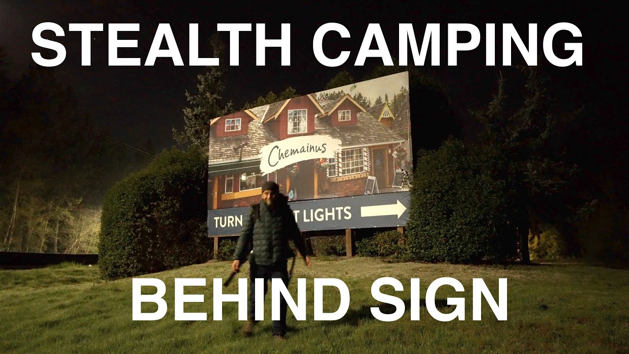 Приветственный знак Stealth Camping