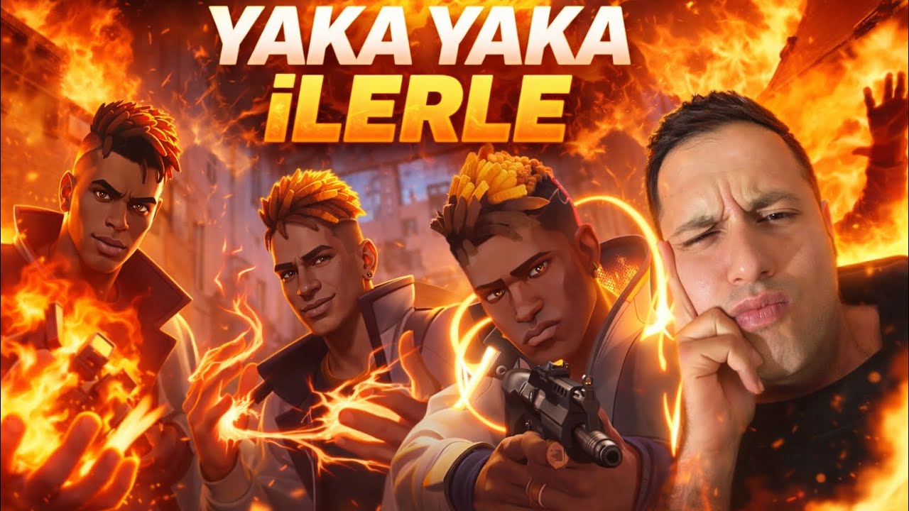 VALORANT PHOENİX YAKA YAKA İLERLEDİK HERGÜN VİDEO !!!  ⚡