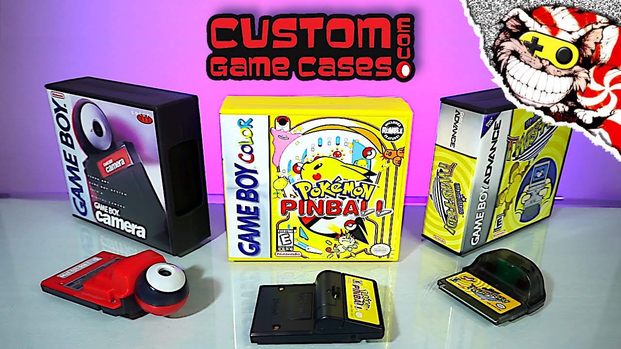 *New* DEEP Game Boy Custom Game Cases for Large Carts - GB Camera, Rumble Carts, WarioWare: Twisted