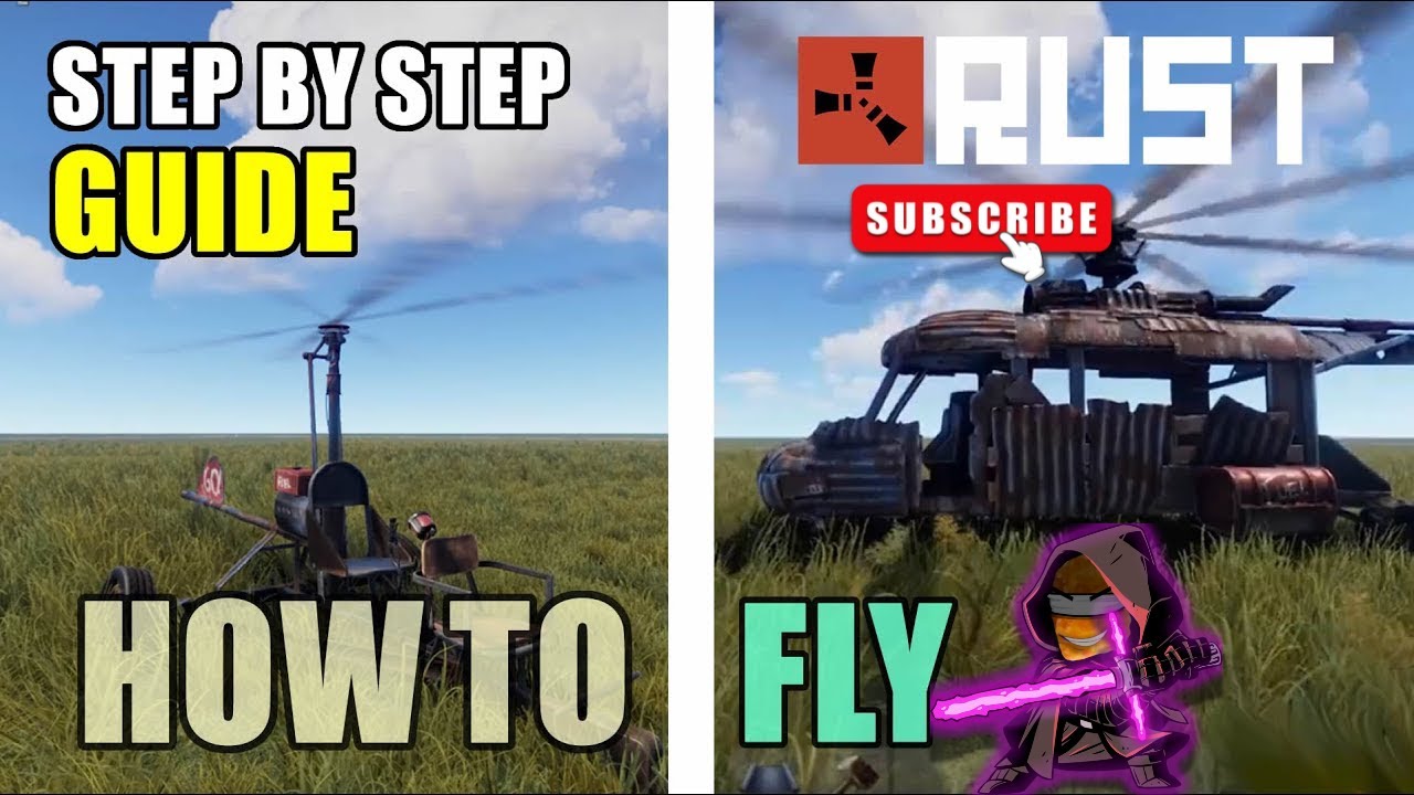 Minicopter Heli Guide -  How To Fly In 2024 | Rust Tutorial