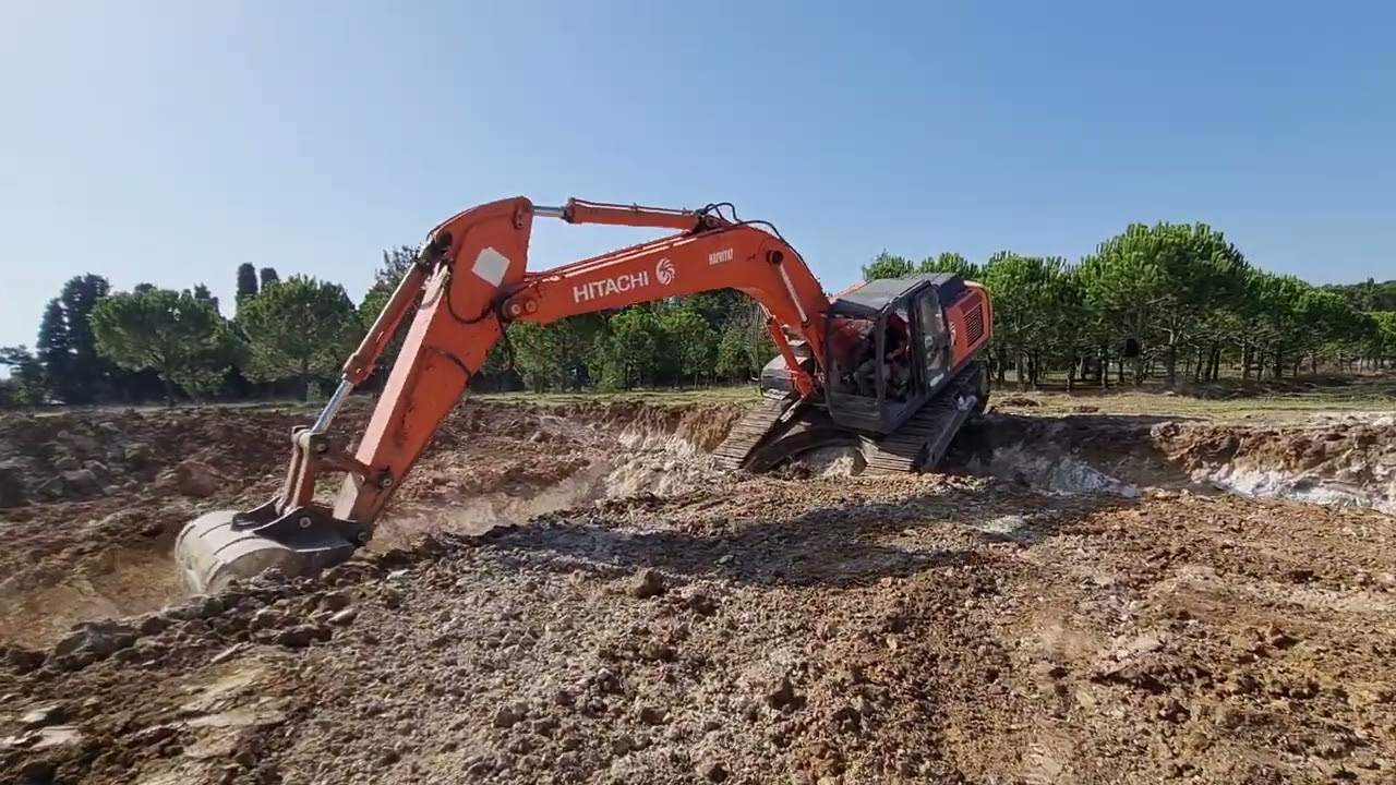 Hitachi 280 bitik  makina oparatör yapamamış beni getirdiler #excavator #hafriyat #keşfet #2023