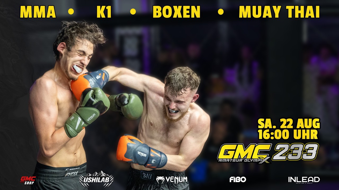 GMC OlympiX 233 | MMA K-1 Boxen | LIVE