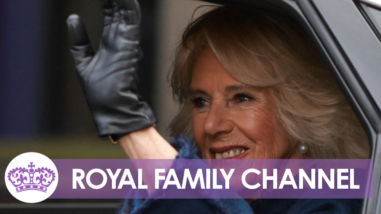 Queen Consort Camilla visits Library in Telford