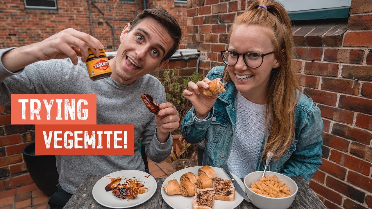 Americans Try Vegemite for the FIRST TIME! - Cheesy Scrolls, Toast & MORE! (Melbourne)