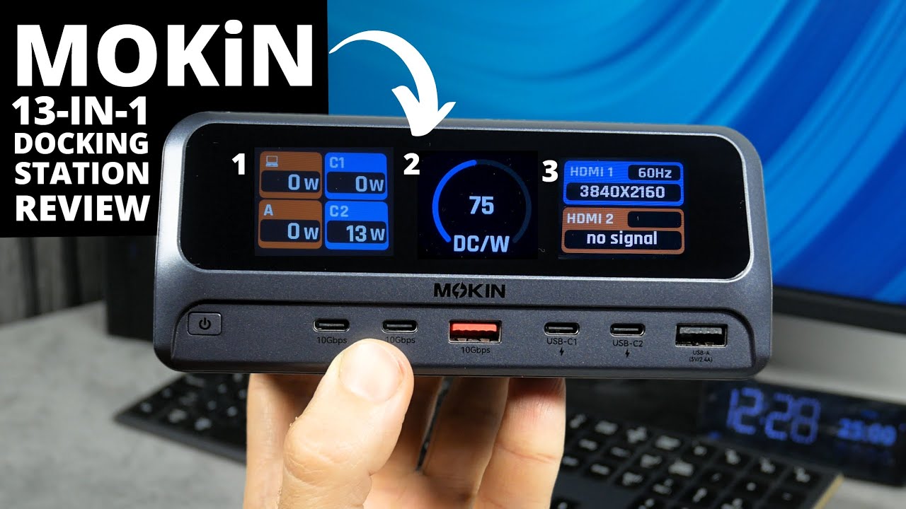 MOKiN 13-in-1 Docking Station REVIEW: All Ports You Need In ONE Dock!