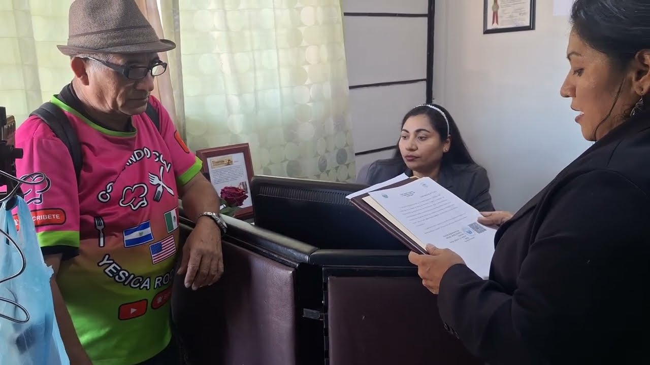 Aquí esta la prueba que estoy libre de culpa ante la ley de El Salvador en Cocinando con Yesica Rodr