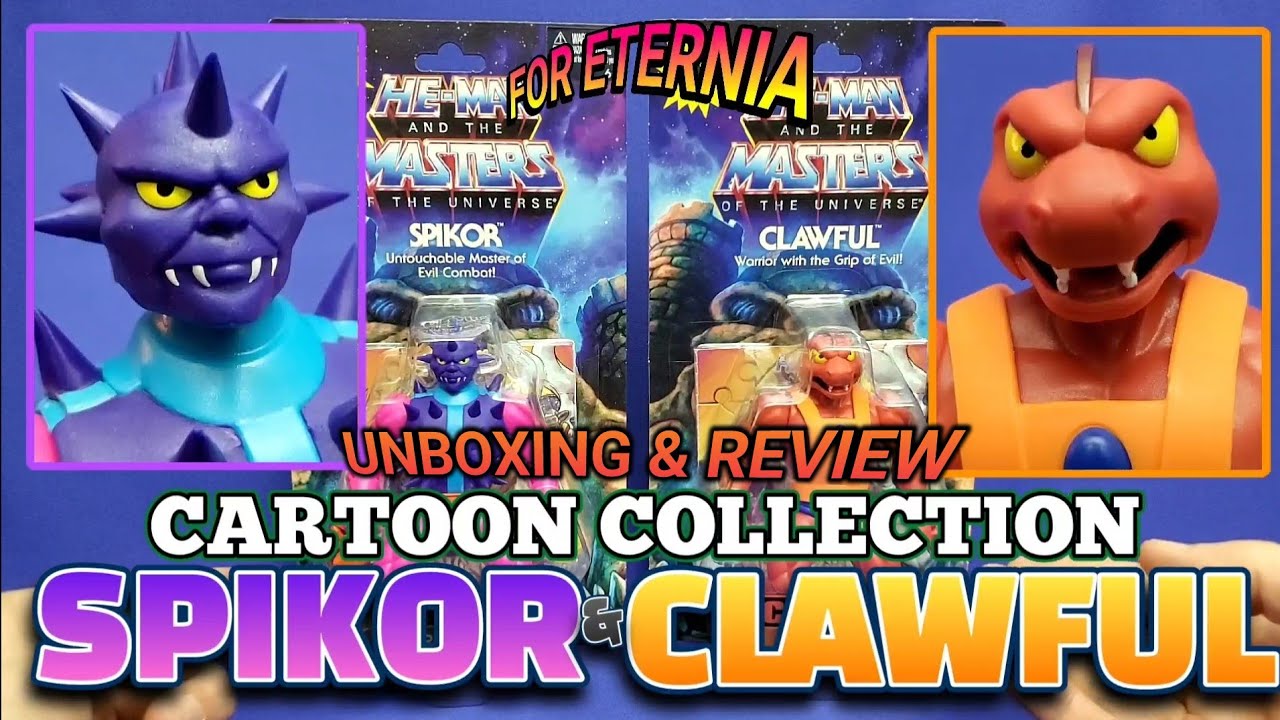 UNBOXING & REVIEW Origins Cartoon Collection SPIKOR & CLAWFUL He-Man Masters of the Universe Figures