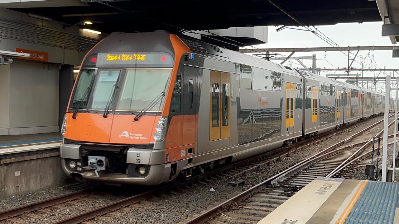 Sydney Trains Waratah Series 2 B Set Ride - T2 Inner West & Leppington Line - Liverpool to Casula