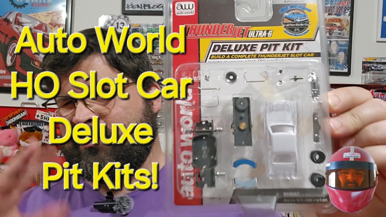 Miniatures Monday S4 E09 - Auto World HO scale slot cars Deluxe Pit Kits