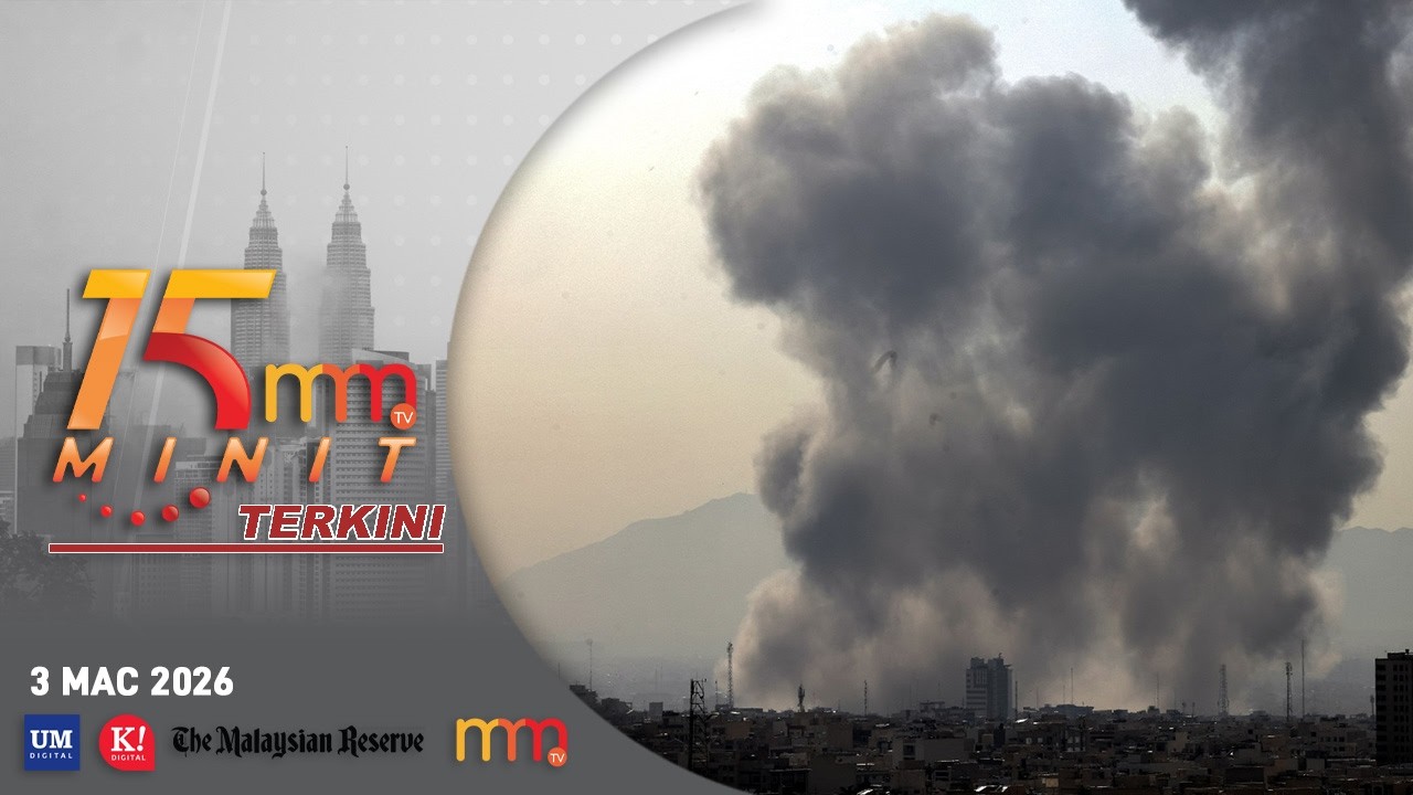 Arab Saudi pintas lapan dron hantar ancaman ke Riyadh, Al‑Kharj | 15 MINIT MMTV TERKINI 3 Mac 2026