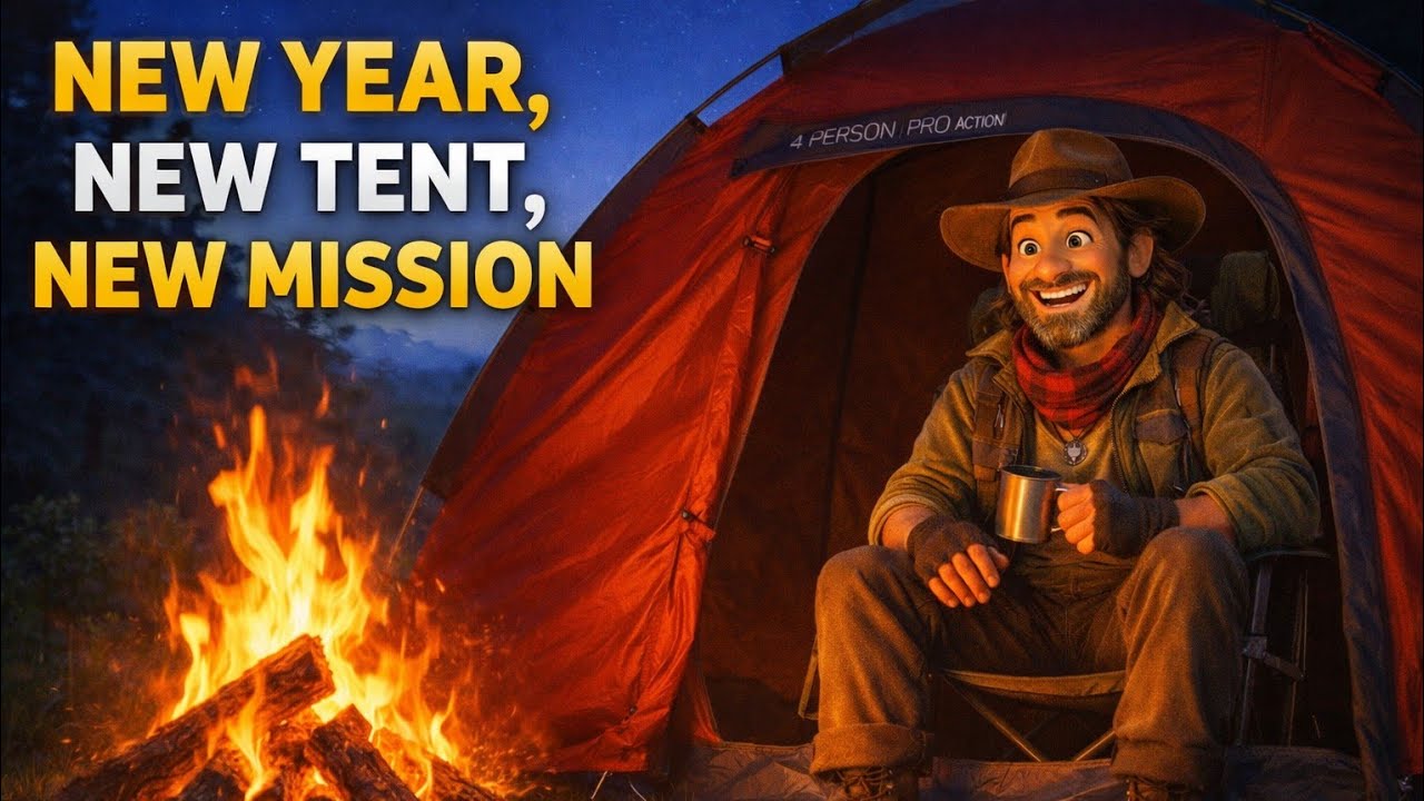New Year, New Tent, New Location, New Mission - NOMAD WILLY VLOG 3 - Woodland Clearance Mission