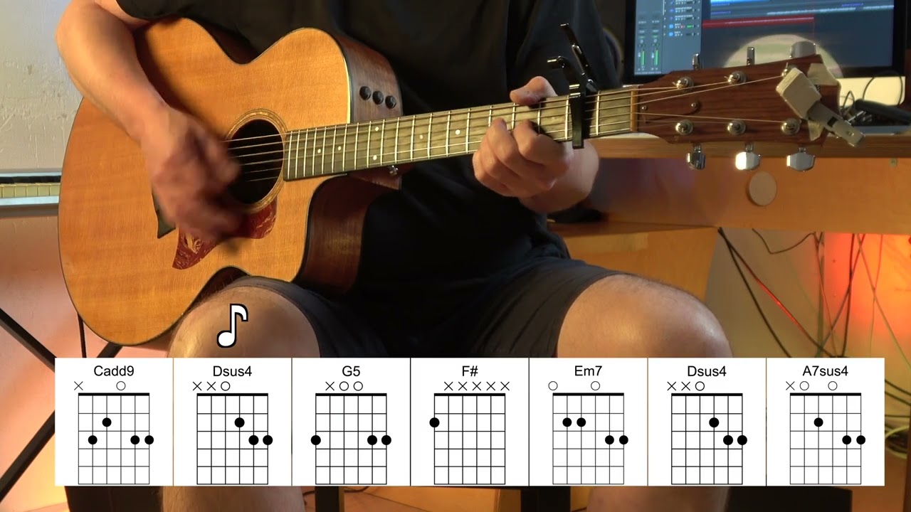 Wonderwall - Acoustic Guitar - Oasis - Original Vocal Track - Chords