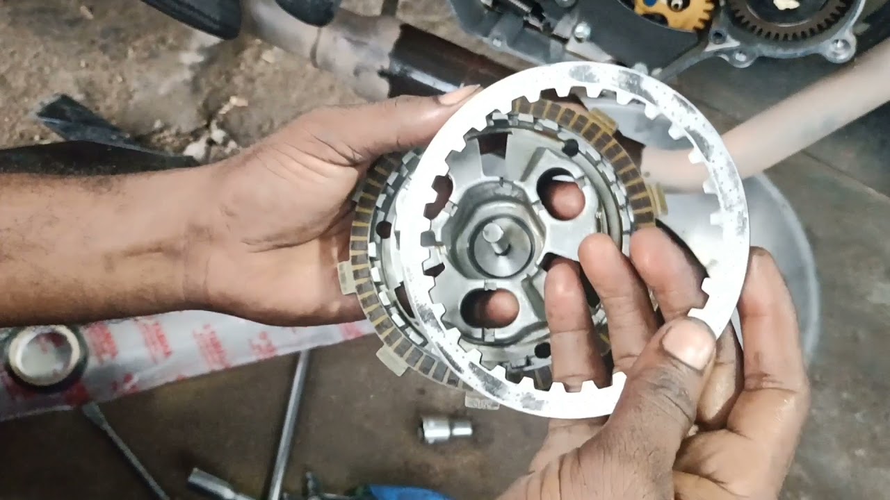 How To Fix YAMAHA SLIPER CLUTCH PLATES/tamil..