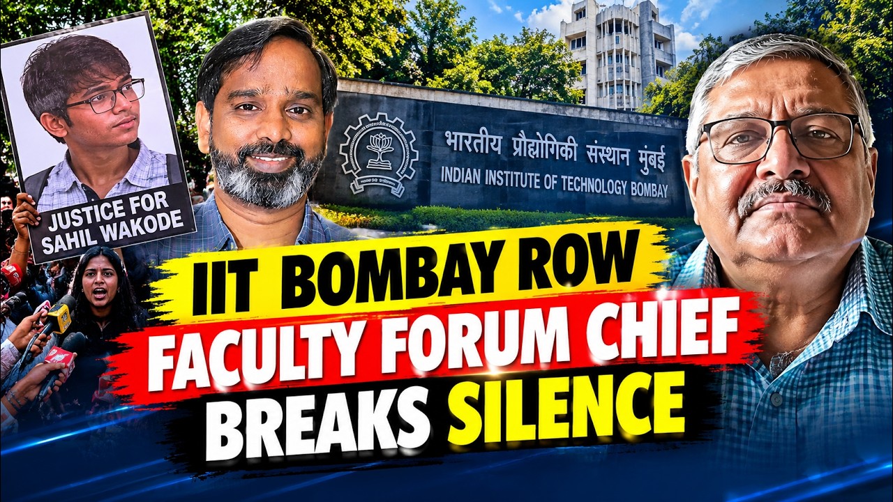IIT Bombay Row: Faculty Forum Chief Breaks Silence on Sahil Wakode&rsquo;s Death & Prof Doolla Allegations