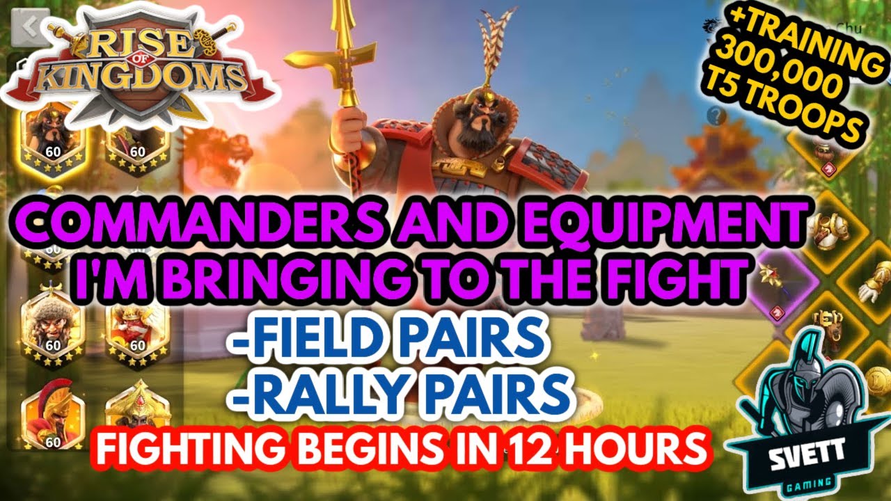 Rise of Kingdoms || KVK FIGHTING STARTS TOMORROW || COMMANDERS & EQUIPMENT I'M USING || IMPERIUM KVK