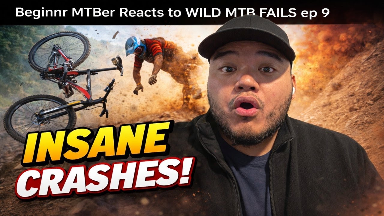 Beginner MTBer Reacts to WILD MTB FAILS Ep 9