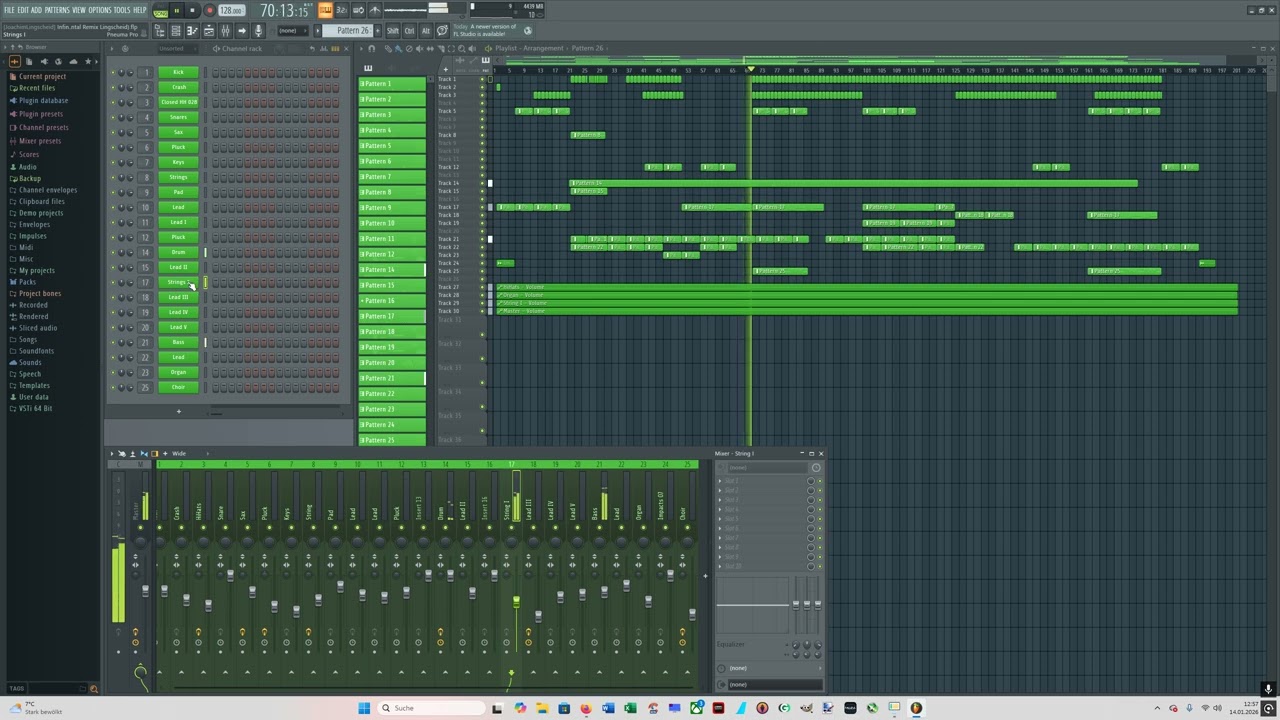 FL Studio 2025 - Guru Josh Project - Infinity 2008 (Instrumental Remake Lingscheid)