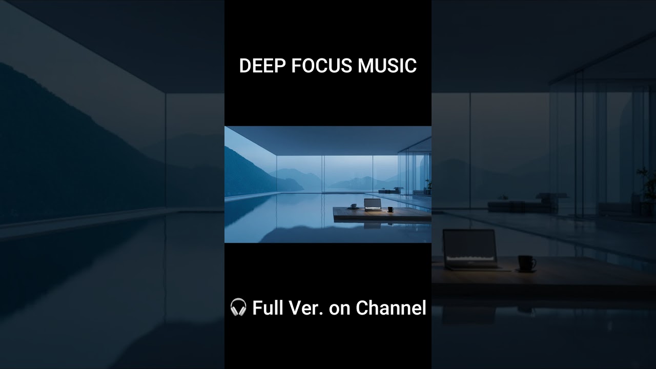 Deep Focus BGM for WORK, Study & Coding 🎧 FocusBGM365