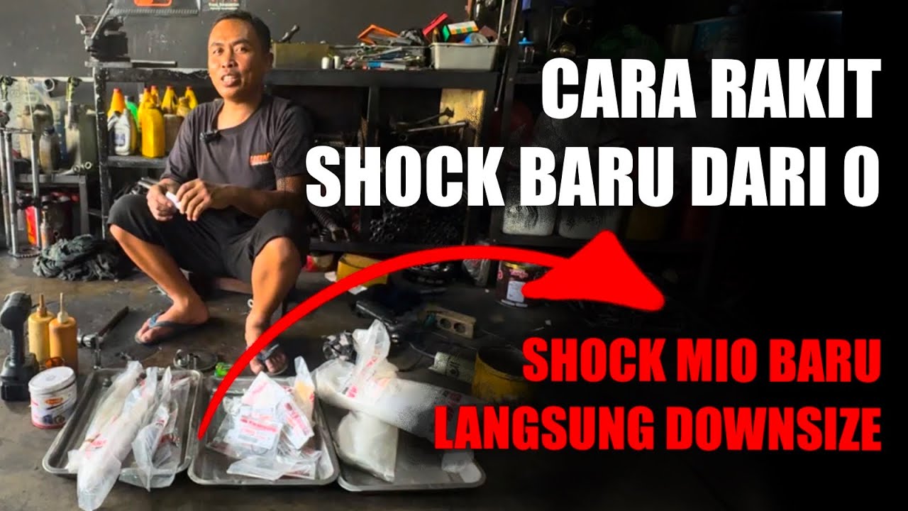 RAKIT SHOCKBARU , DAN LANGSUNG DI DOWNSIZE - DOWNSIZE MIO
