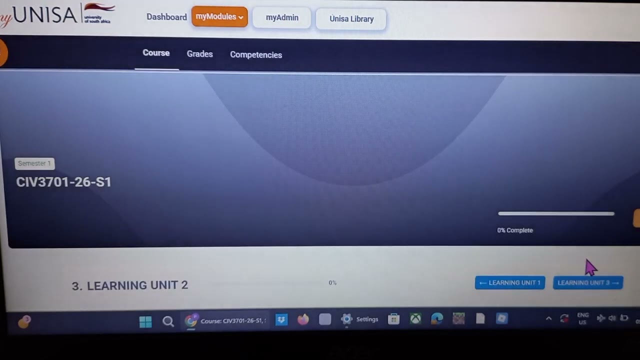 CIV3701 Unisa- Learning unit 1&2 