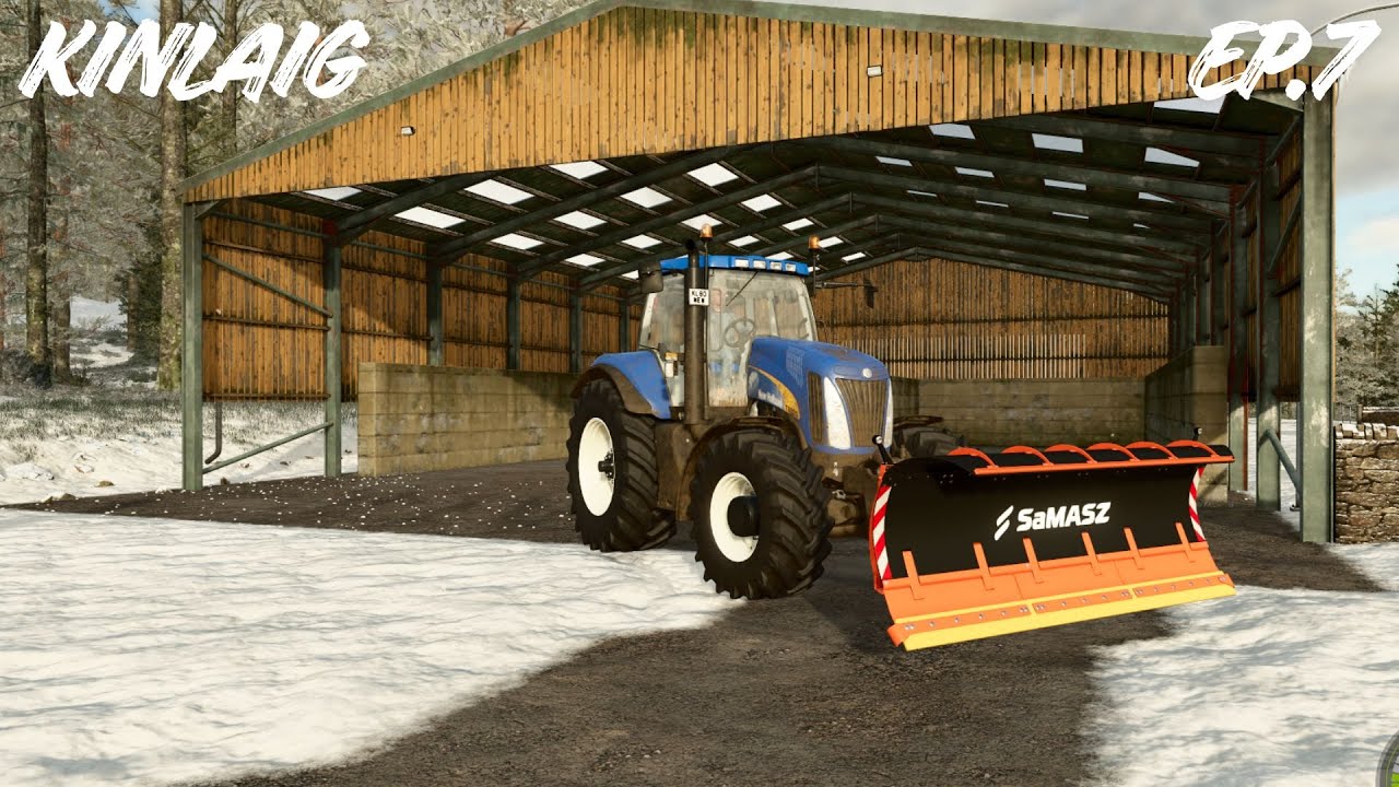 Last day of snow. Highlands Fishing Expansion - Farming Simulator 25