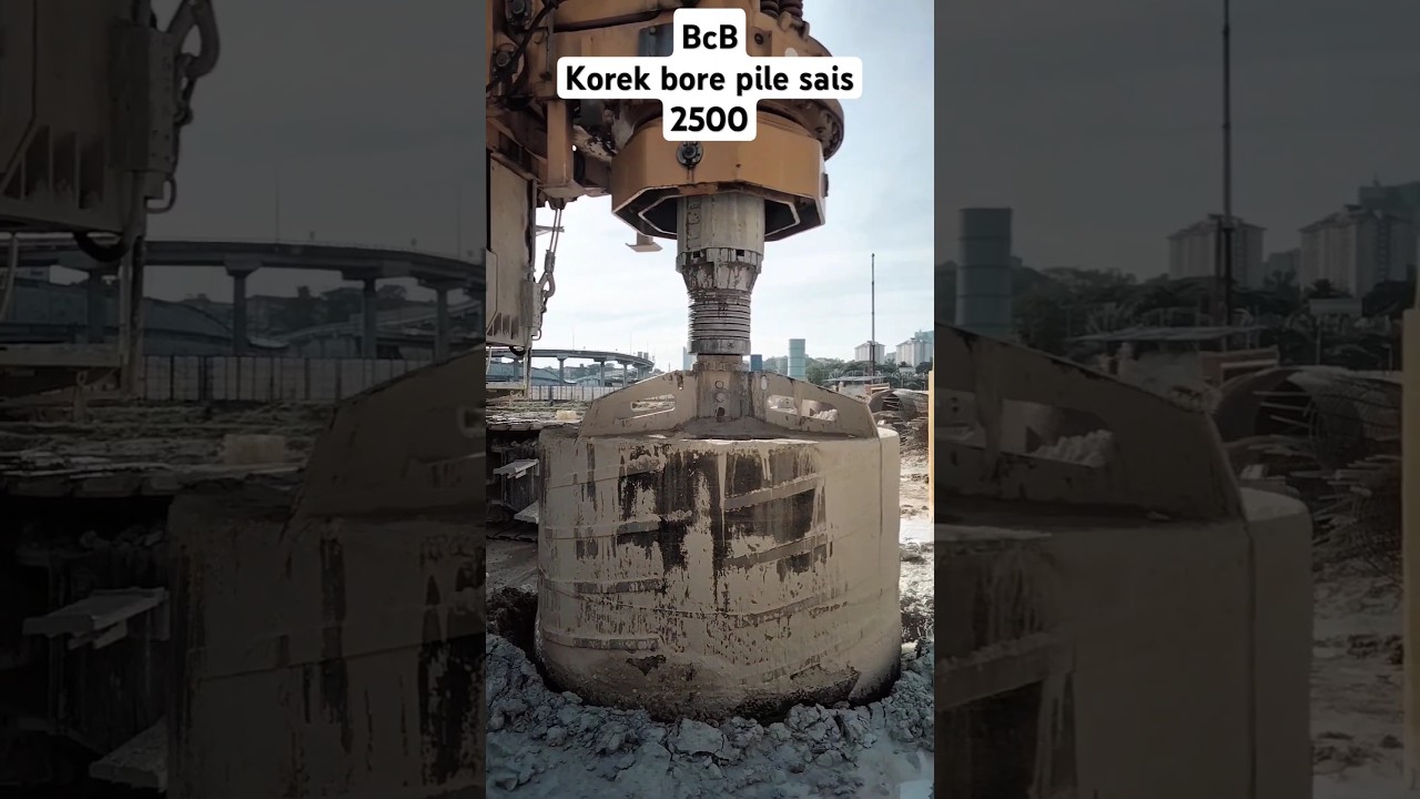 BORE PILE,BAUER BG 55 