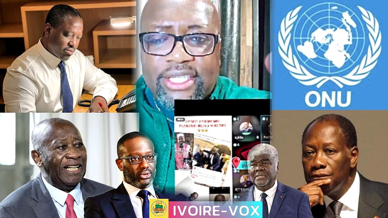 LE REGIME DE DRAMANE OUATTARA DEMASQUÉ PAR L'ONU; SOULEY DE PARIS CASSE LES PAPPOS...
