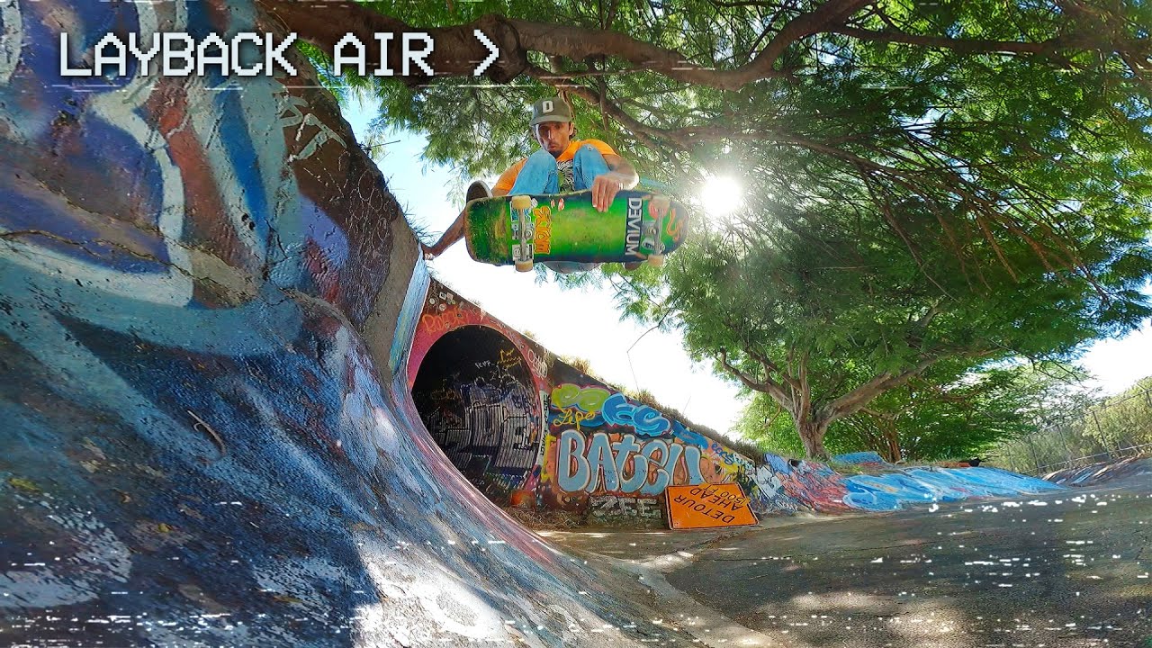 Skateboarding Trick Tip: How to do a LAYBACK AIR!!!