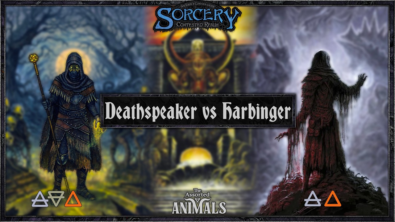 DEATHSPEAKER (💨/🪨/🔥) vs HARBINGER (💨/🔥), Sorcery: Contested Realm Gameplay