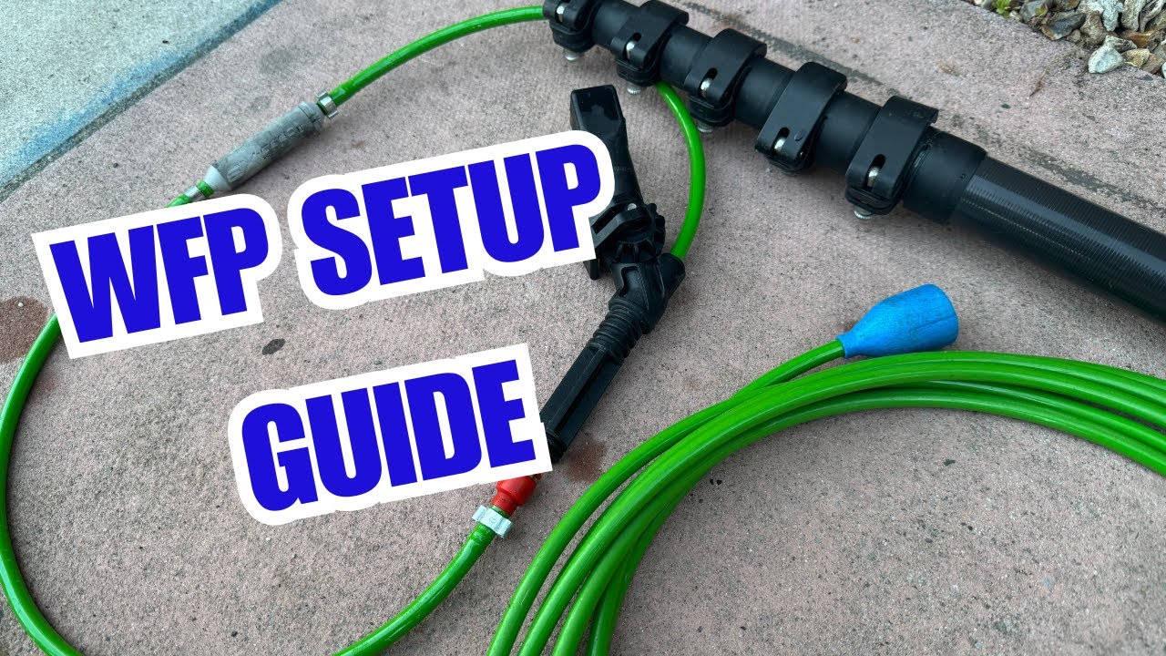 How to Set Up a Water Fed Pole including univalve Step by Step Guide for beginners