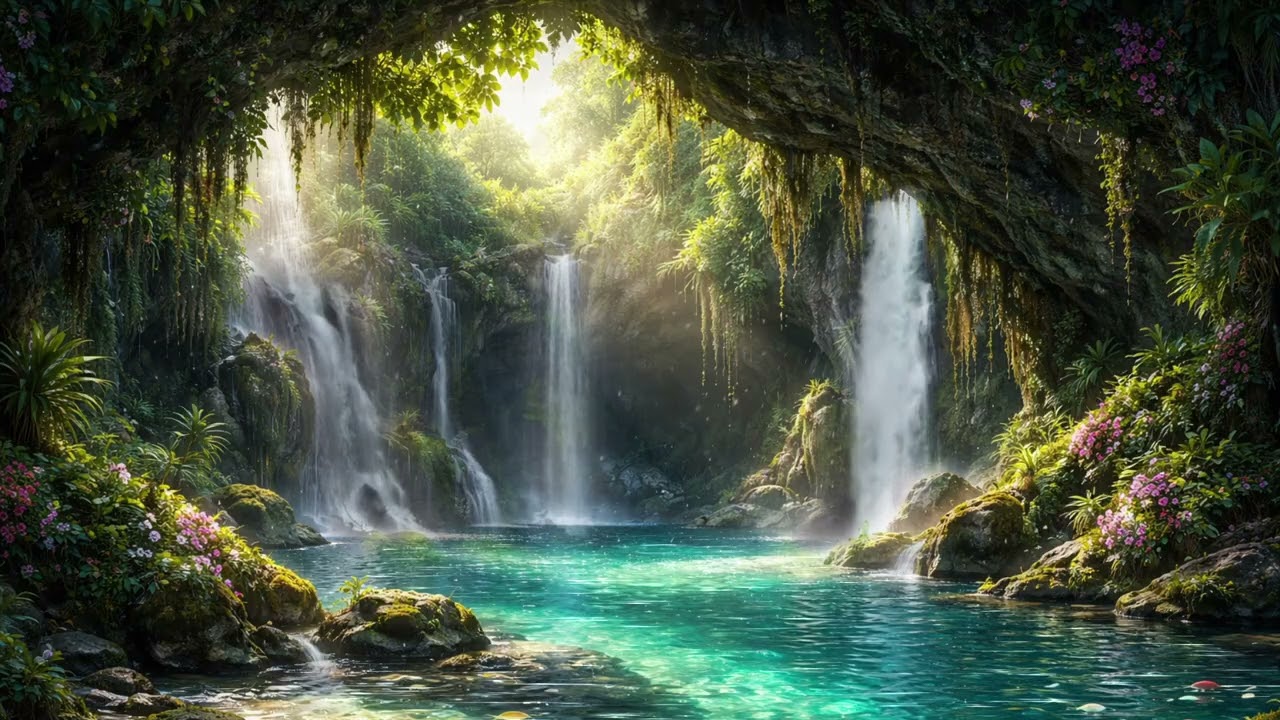 4K Mermaid Grotto, Calm and Relaxing, for Meditating and Sleeping.