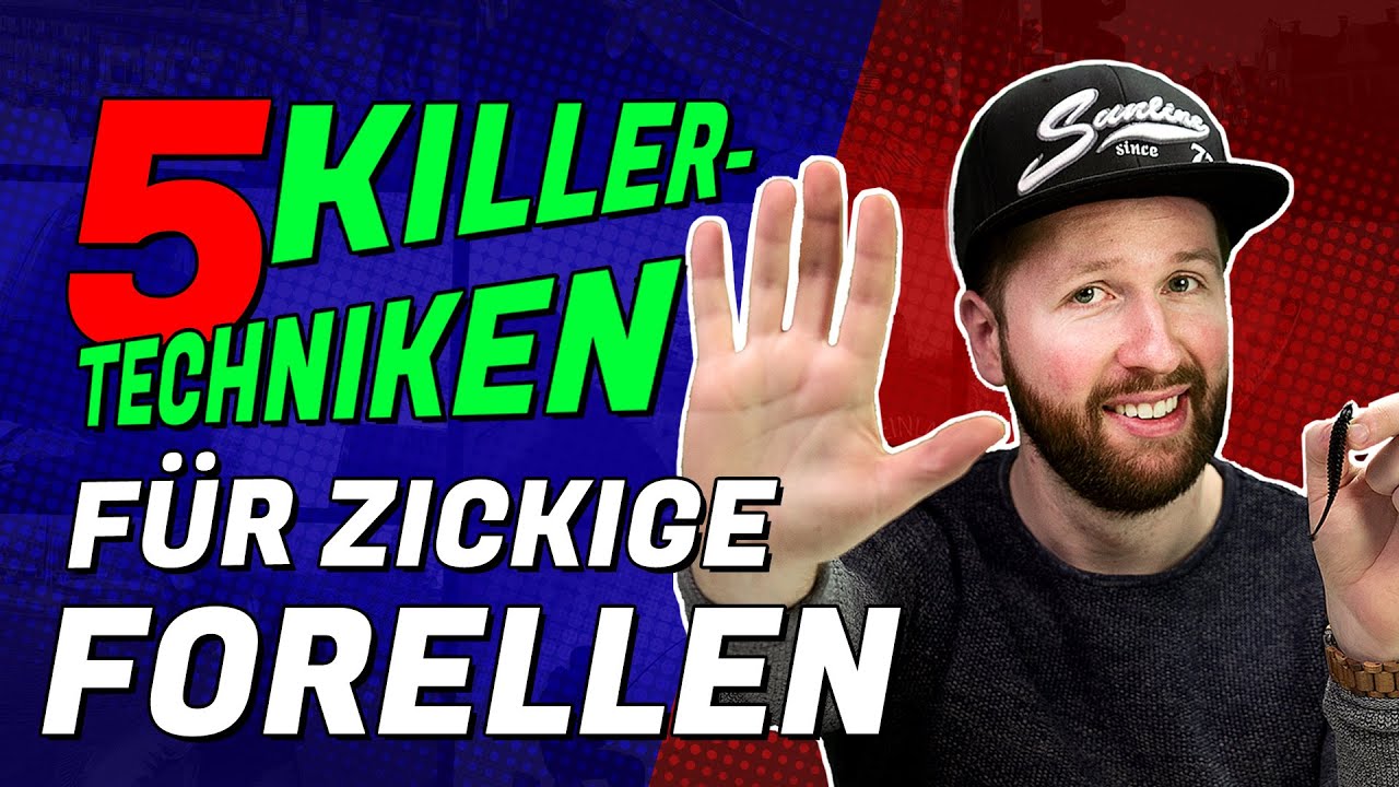 5 KILLER-Techniken f&uuml;r zickige Forellen von Fisherino!