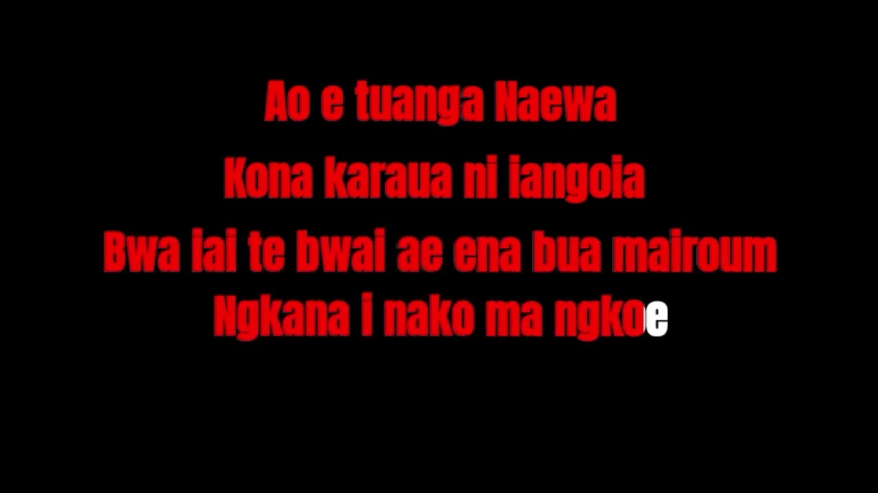 Ngkana koukora te koora lyrics 2024