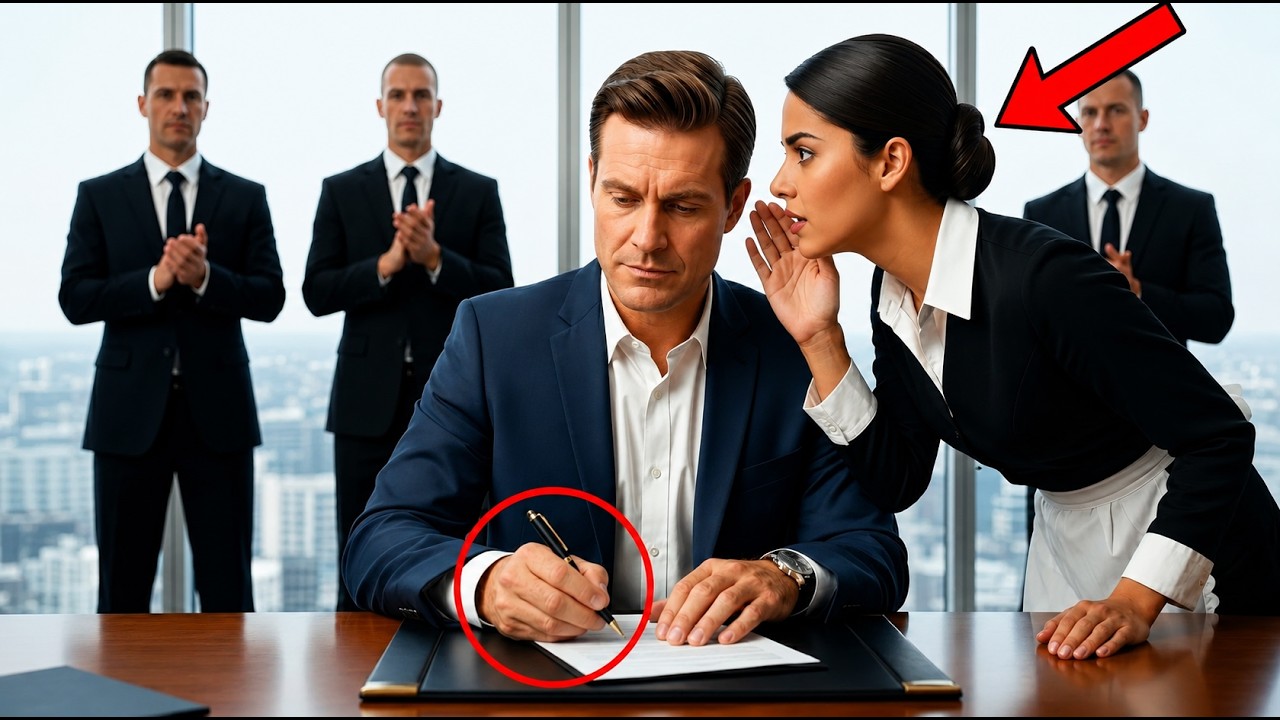 Waitress Whispered to the Billionaire … What He Did Surprised Everyone