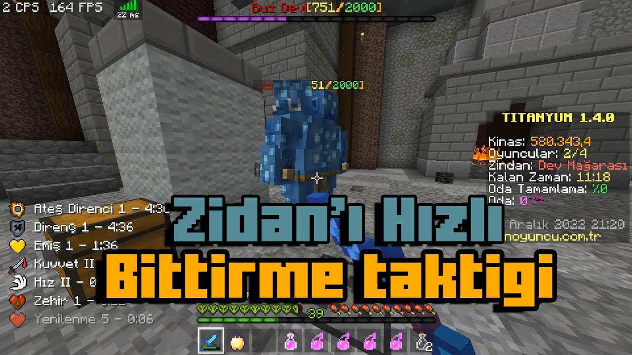 ZINDAN'I HIZLI BİTTİRME TAKTİĞİ - SONOYUNCU MİNECRAFT SURVİVAL TİTANYUM