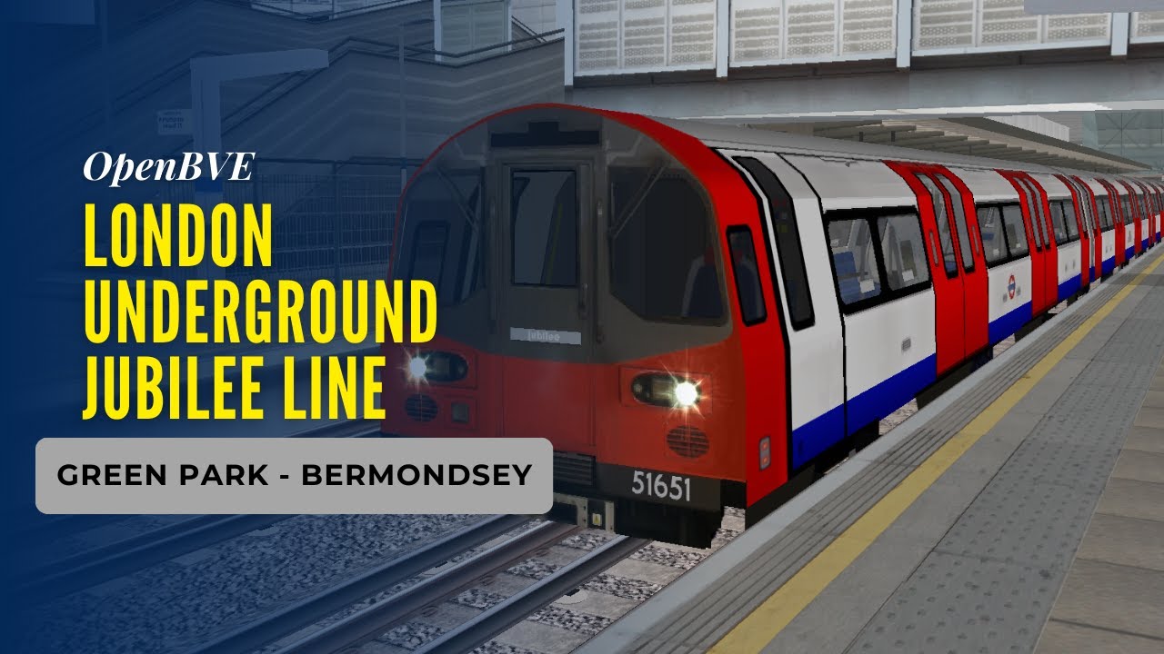 Openbve | Jubilee line Green park to bermondsey