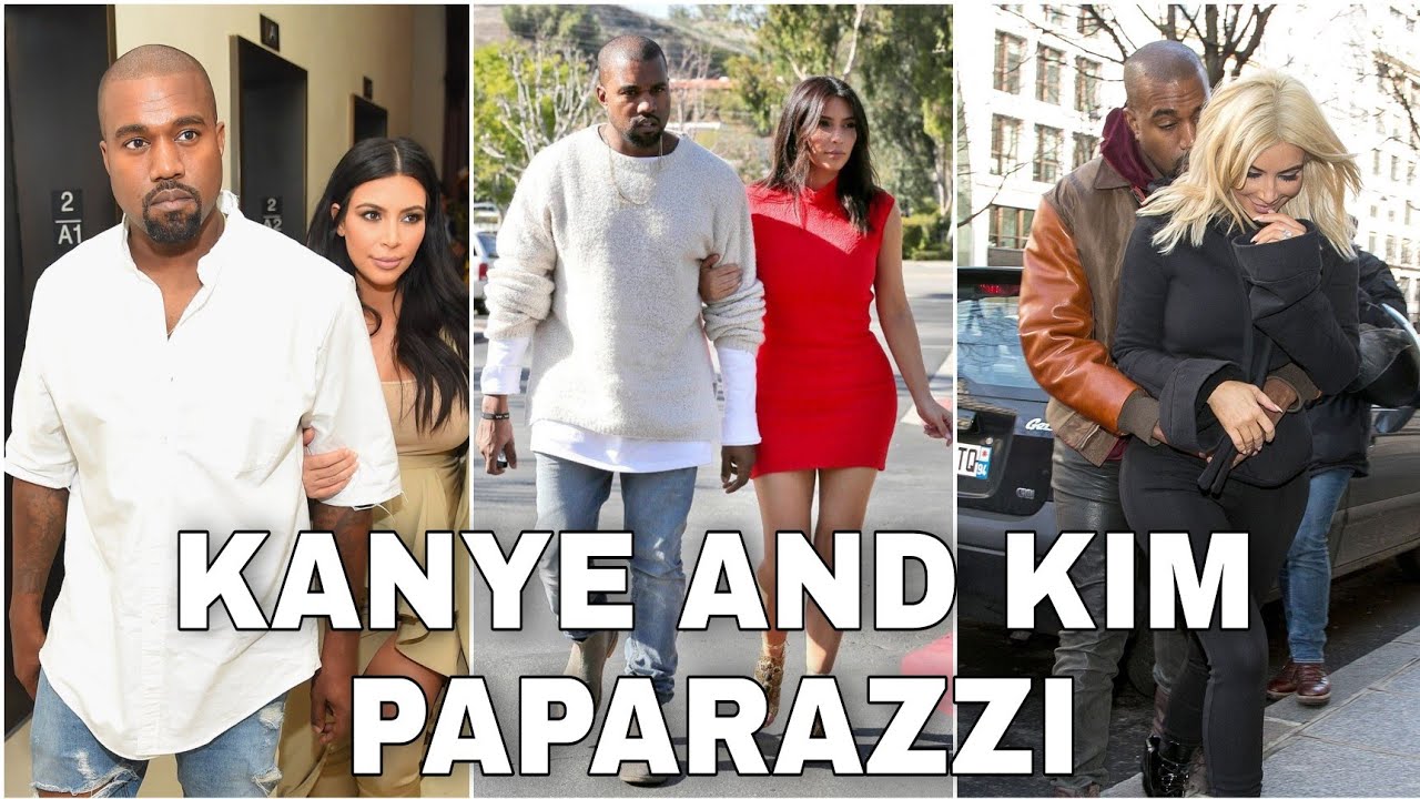 Kanye West And Kim Kardashian Paparazzi