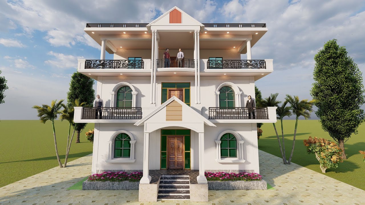 37 X 41 House Plan, Double Floor home plan idea for Village #map #naksha 