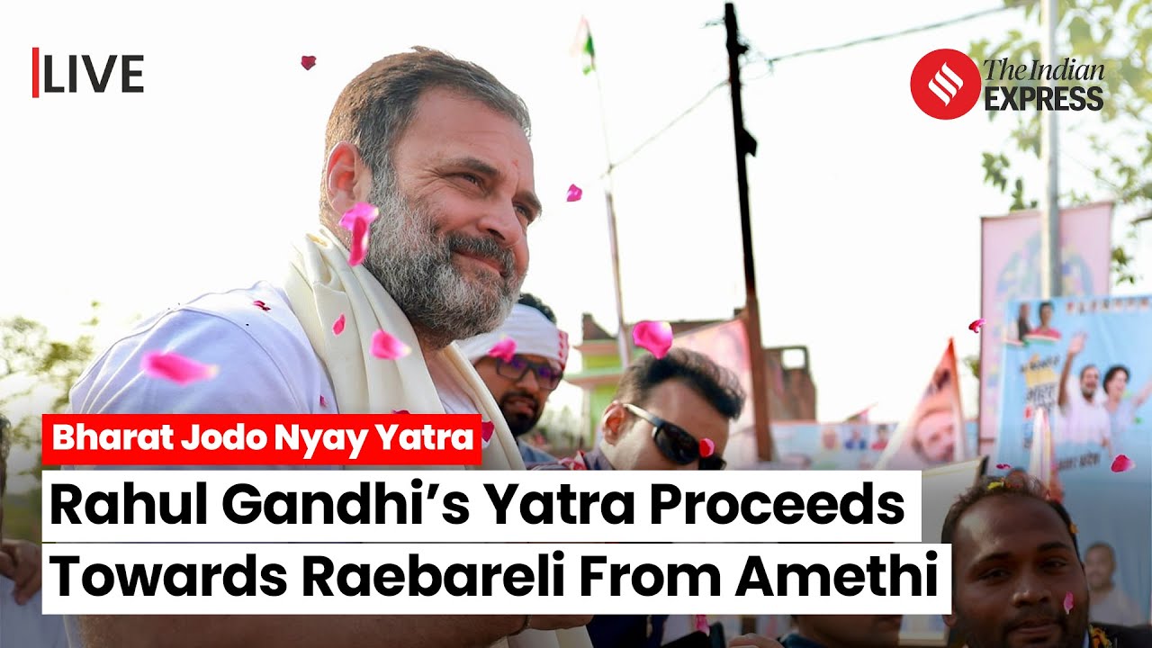 Bharat Jodo Nyay Yatra: Rahul Gandhi Resumes Yatra From Amethi, UP | Rahul Gandhi Speech