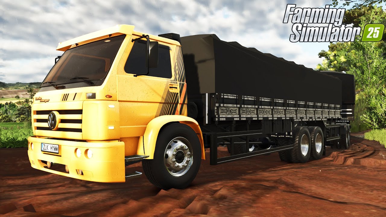 FIQUEI ATOLADO NA LAMA CARREGADO COM O MILHO SAFRINHA | Faz Caiçara | Farming Simulator 25 -ep.46