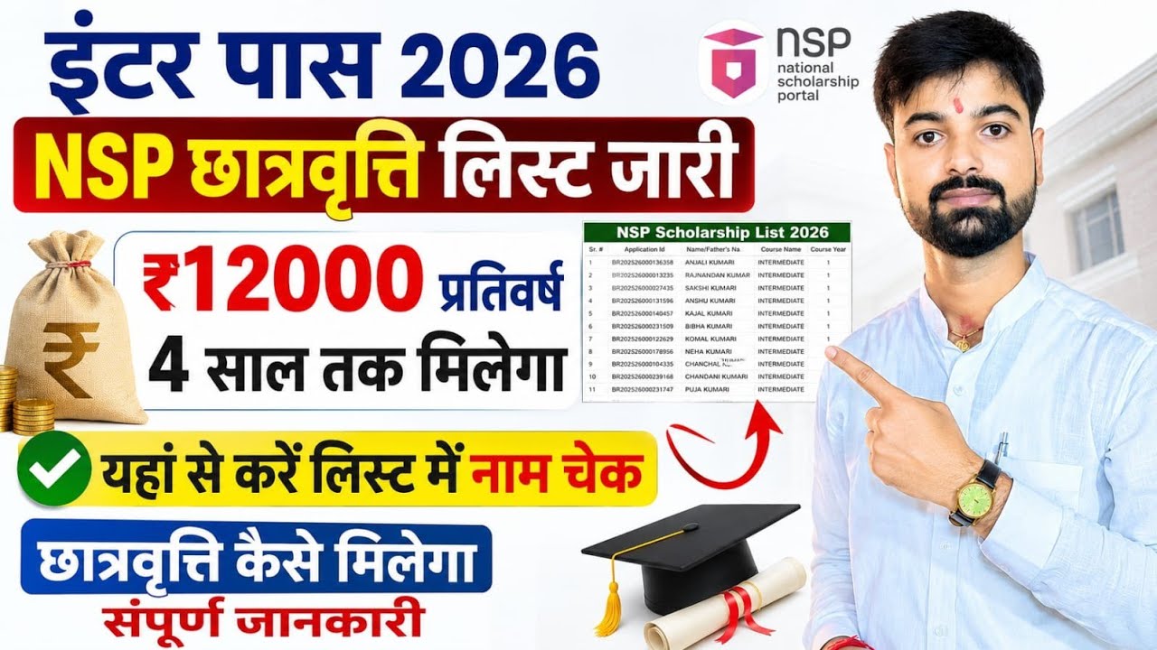 How to View Bihar Board NSP Cut Off List 2026 | How to Check NSP Cut Off List | NSP Cut Off Check