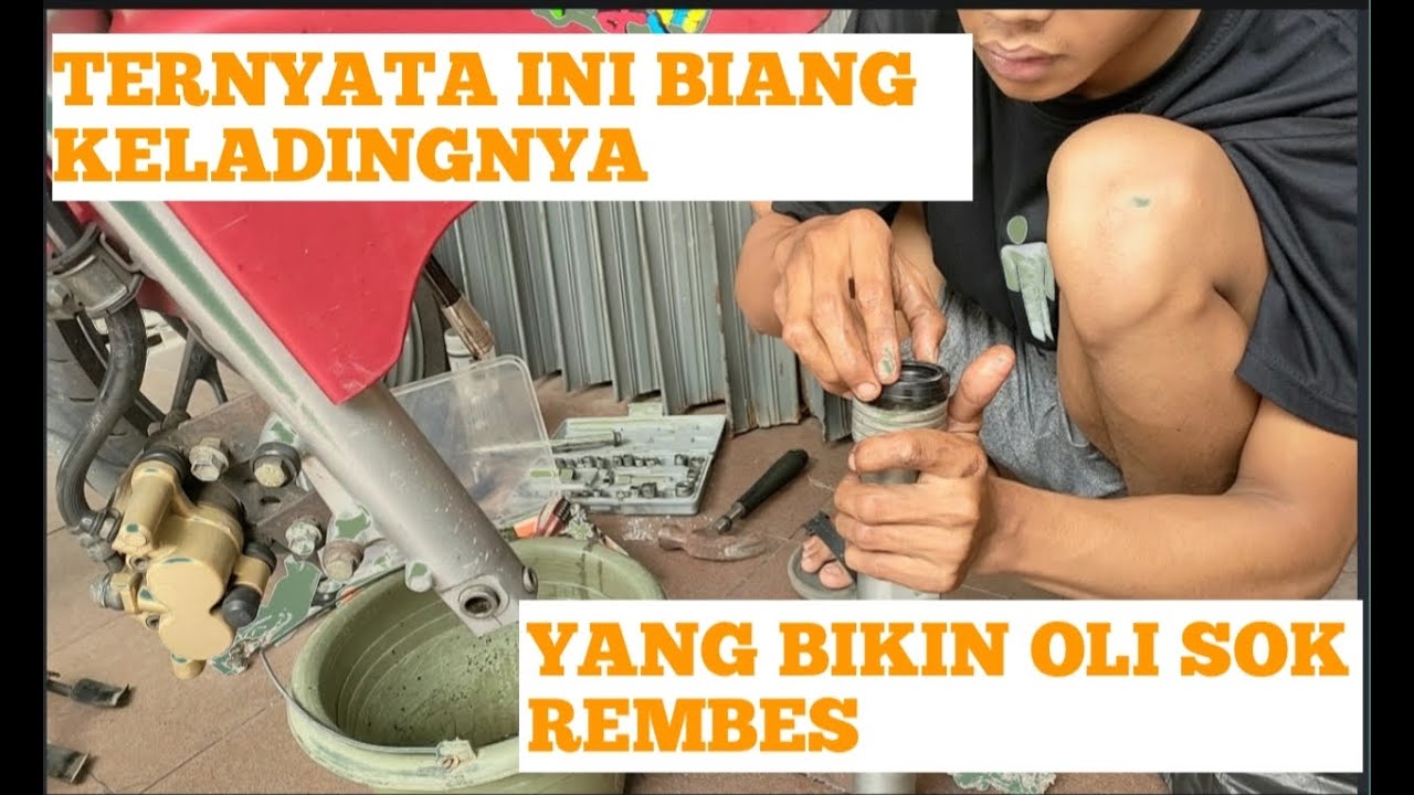TUTORIAL GANTI SEAL/SIL SOK DEPAN NINJA R/RR       //TERNYATA INI PENYEBAB SIL SOK DEPAN NINJA R/RR