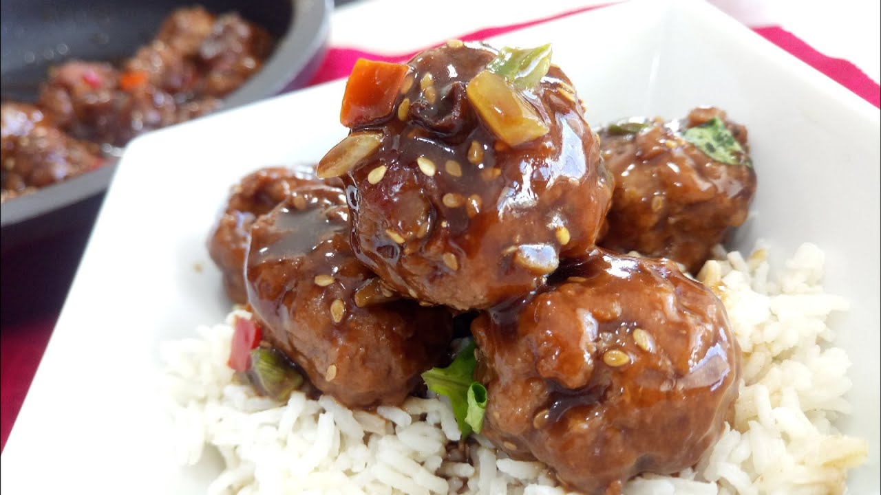 🧆🧆ALBONDIGAS EN SALSA TERIYAKI