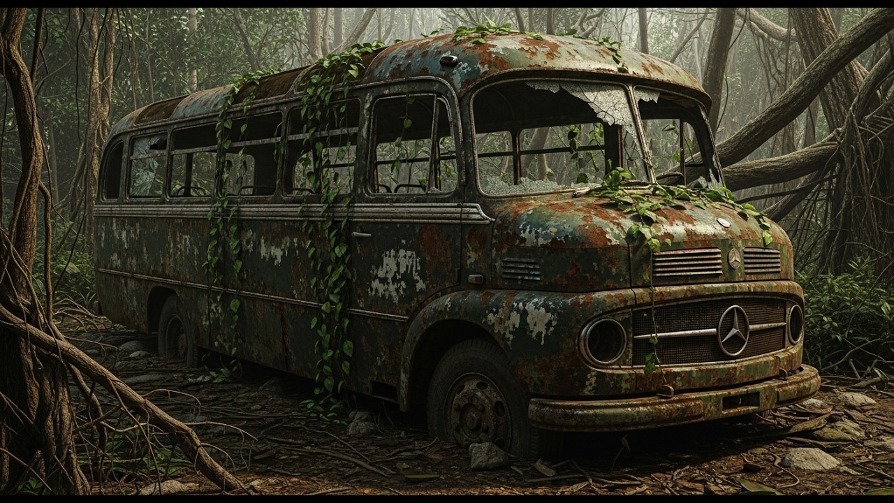 ASMR Car Restoration! Mercedes-Benz O 302 bus Full Restoration #automobile #carrestoration