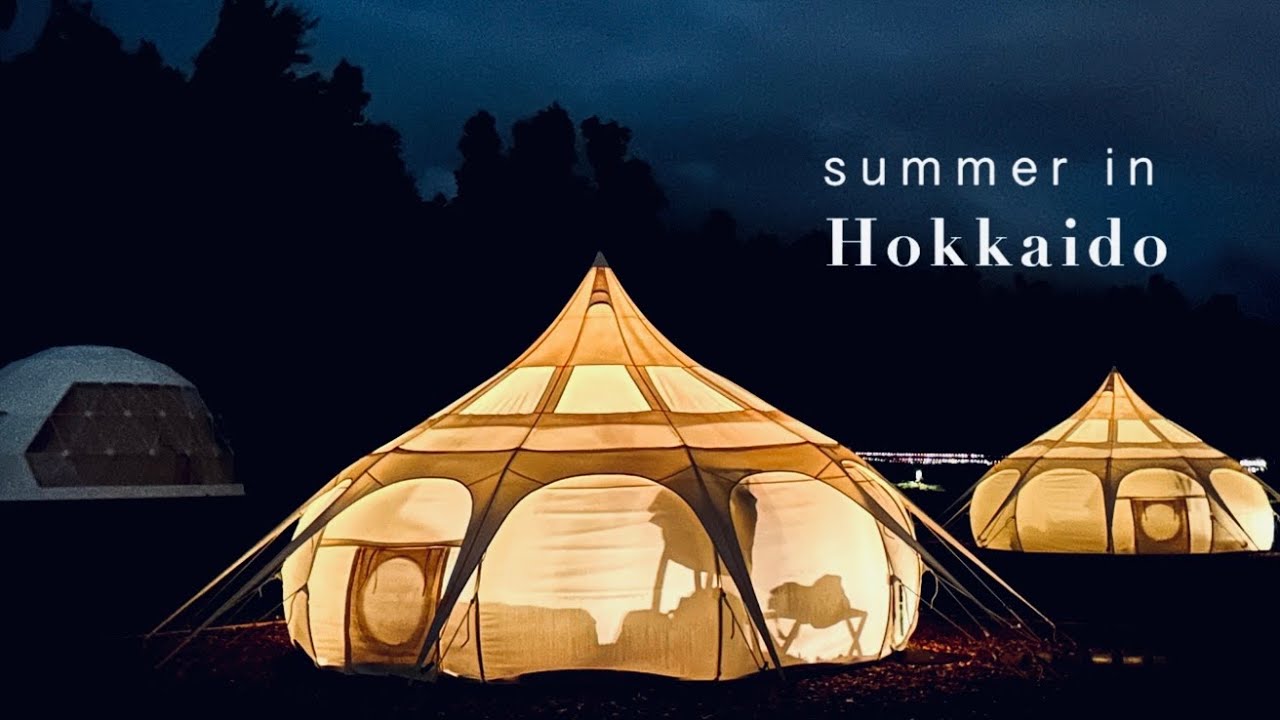 Summer in Hokkaido Vlog | Small luxury Onsen Hotel | FURANO Camping | Lavender Farm