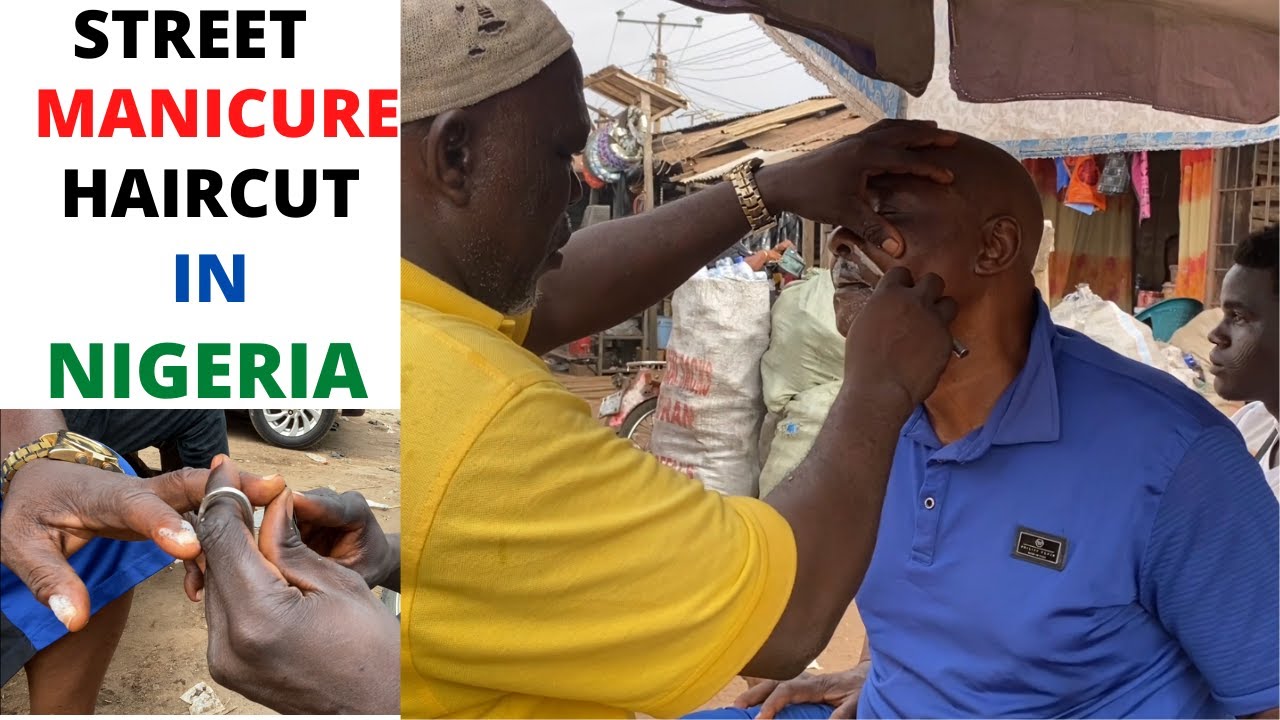 Took my FATHER to Less than $50cent Street Manicure,Pedicure & Toenail in Nigeria